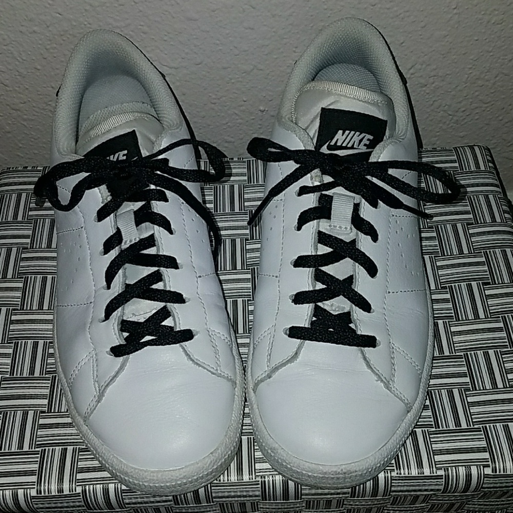 White Nike sneakers